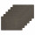 Lot de 6 sets de table rectangulaire Lake - 45 x 30 cm - Gris foncé