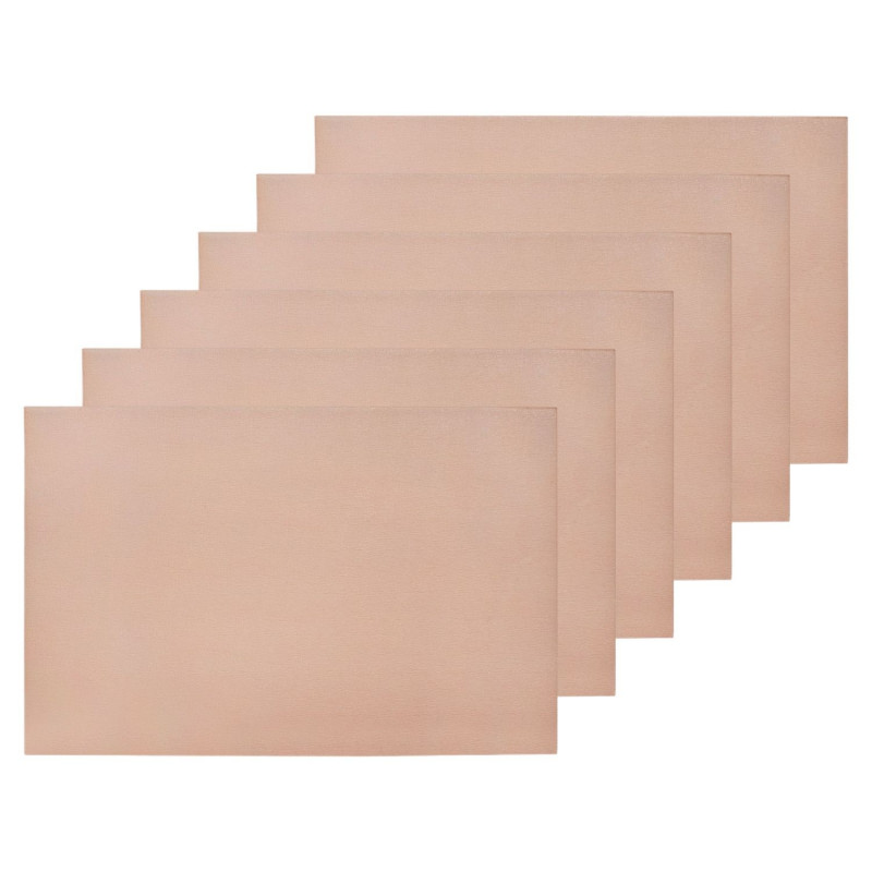 Lot de 6 sets de table MAX - 45 x 30 cm - Moka