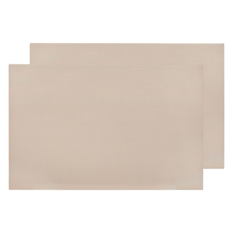 Lot de 2 sets de table MAX - 45 x 30 cm - Beige