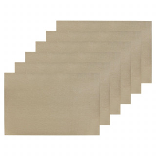 Lot de 6 sets de table MAX - 45 x 30 cm - Bronze