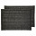 Lot de 2 sets de tables rectangles en jute TORSA - 31 x 45 cm - Noir