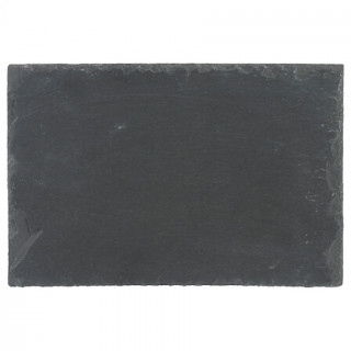 Assiette en Ardoise - 20 x 30 cm vue du dessus