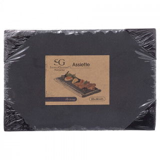 Assiette en Ardoise - 20 x 30 cm packaging