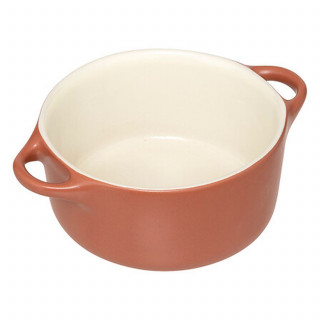 Petite cocotte en céramique - D. 10 cm - Terracotta