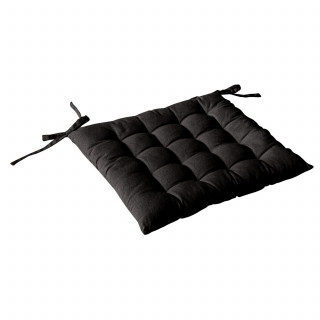 Galette de chaise PANAMA - 38 x 38 cm - Noir