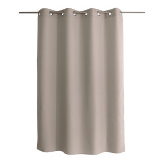 Rideau uni à 8 œillets BASIC - 140 x 180 cm - Naturel