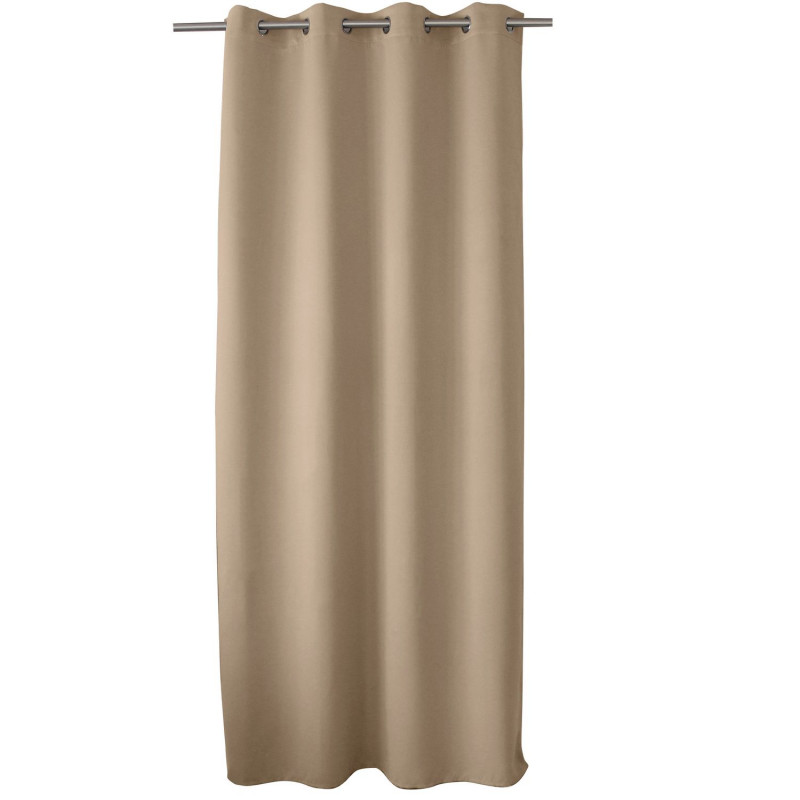 Rideau occultant ignifugé FLAMME - 140 x 260 cm - Beige