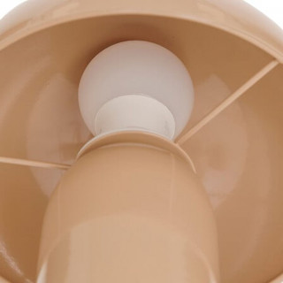 Lampe champignon en métal LITO - D. 20 cm - Beige