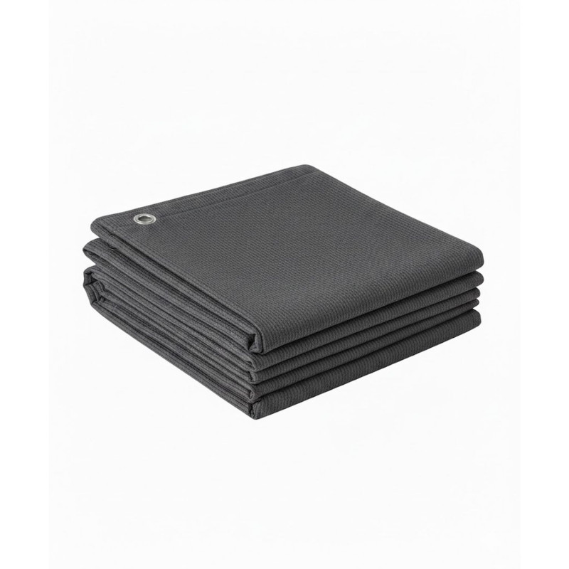 Brise-vue occultant en HDPE 165 gr/m² 1,20 M x 6 M - Gris