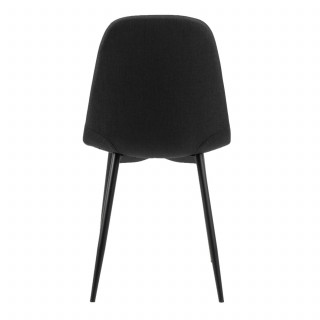 Lot de 4 chaises de salle à manger CLELIA - Noir