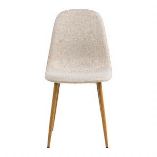 Lot de 4 chaises de salle à manger CLELIA - Beige