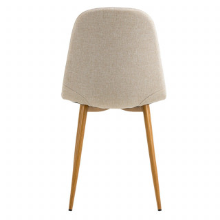 Lot de 4 chaises de salle à manger CLELIA - Beige