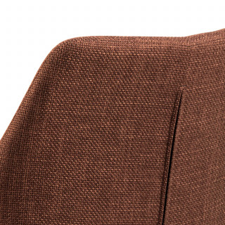 Lot de 2 chaises avec accoudoirs LIZZY - Rouge