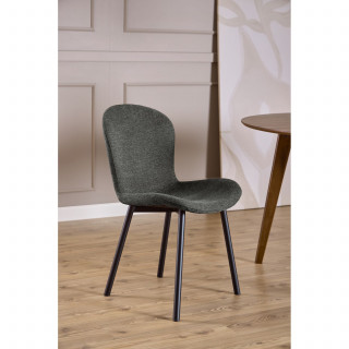 Lot de 2 chaises de salle à manger ESRA - Gris foncé