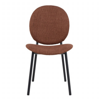 Lot de 2 chaises de salle à manger CLIFF - Rouge