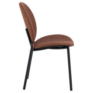 Lot de 2 chaises de salle à manger CLIFF - Rouge