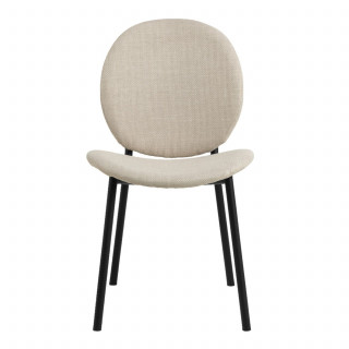 Lot de 2 chaises de salle à manger CLIFF - Beige