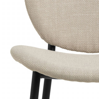 Lot de 2 chaises de salle à manger CLIFF - Beige