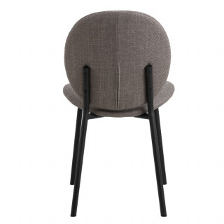 Lot de 2 chaises de salle à manger CLIFF - Taupe