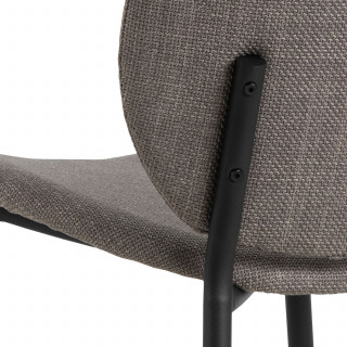 Lot de 2 chaises de salle à manger CLIFF - Taupe