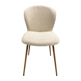 Lot de 2 chaises de salle à manger LINA - Beige