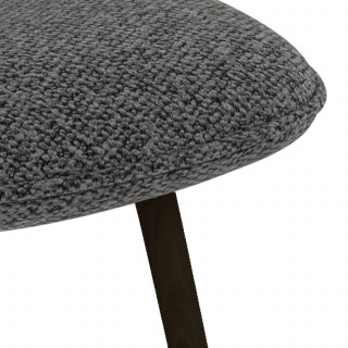 Lot de 2 chaises de salle à manger LINA - Gris foncé