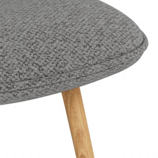 Lot de 2 chaises de salle à manger LINA - Gris