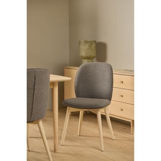 Lot de 2 chaises LOUISE - Taupe