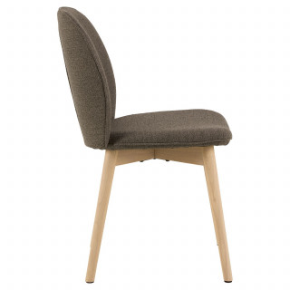 Lot de 2 chaises LOUISE - Taupe