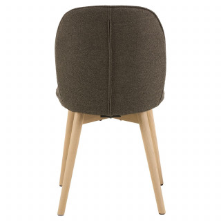 Lot de 2 chaises LOUISE - Taupe