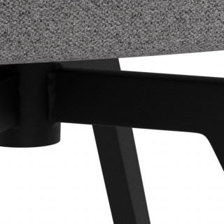 Chaise avec base pivotante à 360 degrés MARGAUX - Gris