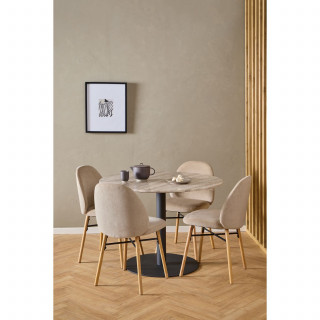 Lot de 2 chaises CLARA - Beige