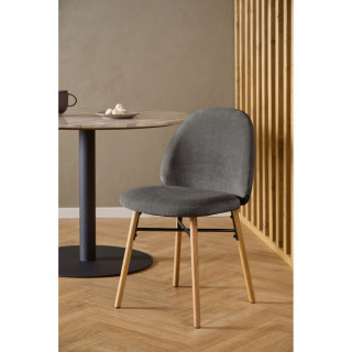 Lot de 2 chaises CLARA - Gris