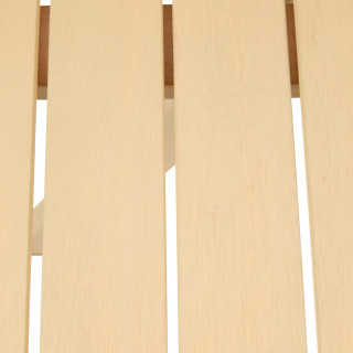 Table de jardin carrée en bois 2 places XENIA - Beige