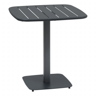 Table de jardin carrée 2 places ALEGORIA - Graphite