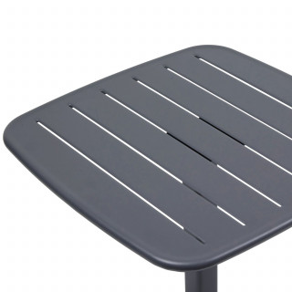 Table de jardin carrée 2 places ALEGORIA - Graphite
