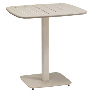 Table de jardin carrée 2 places ALEGORIA - Argile