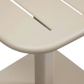 Table de jardin carrée 2 places ALEGORIA - Argile