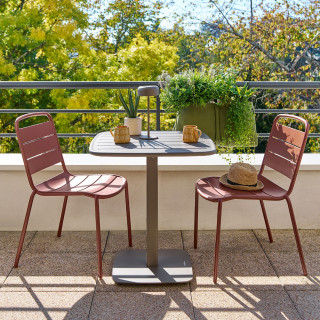 Table de jardin carrée 2 places ALEGORIA - Café