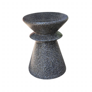 Table d'appoint de jardin ronde effet terrazzo ALTURIO