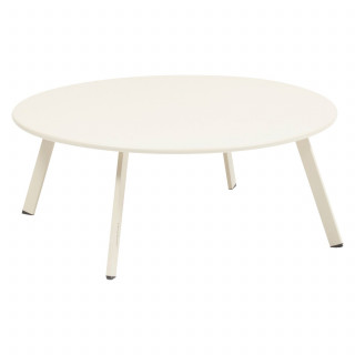 Table basse de jardin ronde SAONA - Diam. 90 cm - Argile