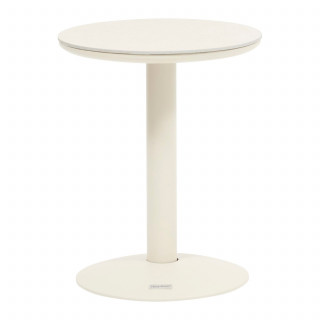 Table d'appoint de jardin ronde SOLETIA - Argile