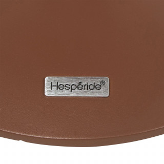 Table d'appoint de jardin ronde SOLETIA - Acajou