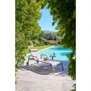 Table d'appoint de jardin ronde SOLETIA - Café