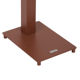 Table de jardin d'appoint en aluminium VENUZIA - Acajou