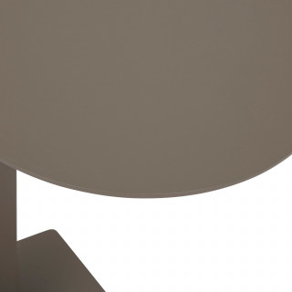 Table de jardin d'appoint en aluminium VENUZIA - Café