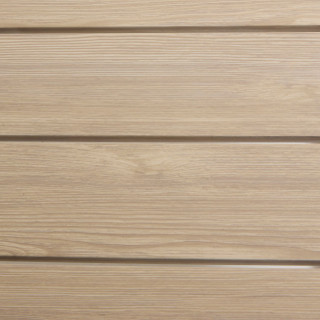 Table basse de jardin carrée en aluminium ALLURE - Acajou