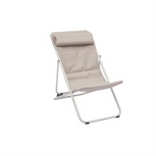 Chilienne de jardin pliante MIRAEL - Lin et argile