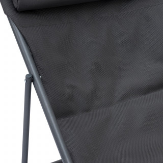 Chilienne de jardin pliante MIRAEL - Anthracite