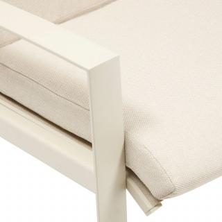 Fauteuil de jardin en aluminium BOREANE - Argile